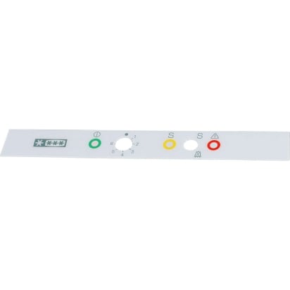 Targhetta dei programmi stampata 171,5x20,5 mm 2425617087 - 2