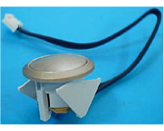 Interruttore a pulsante grigio image