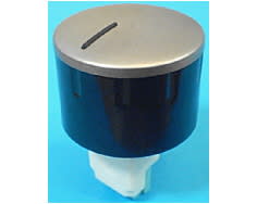 Interruttore del forno con manopola nera e grigia image