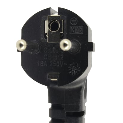 Cable de alimentación negro 1m ts-01020680 - 4