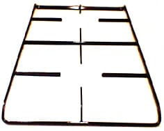 Parrilla de hierro fundido con 2 quemadores image