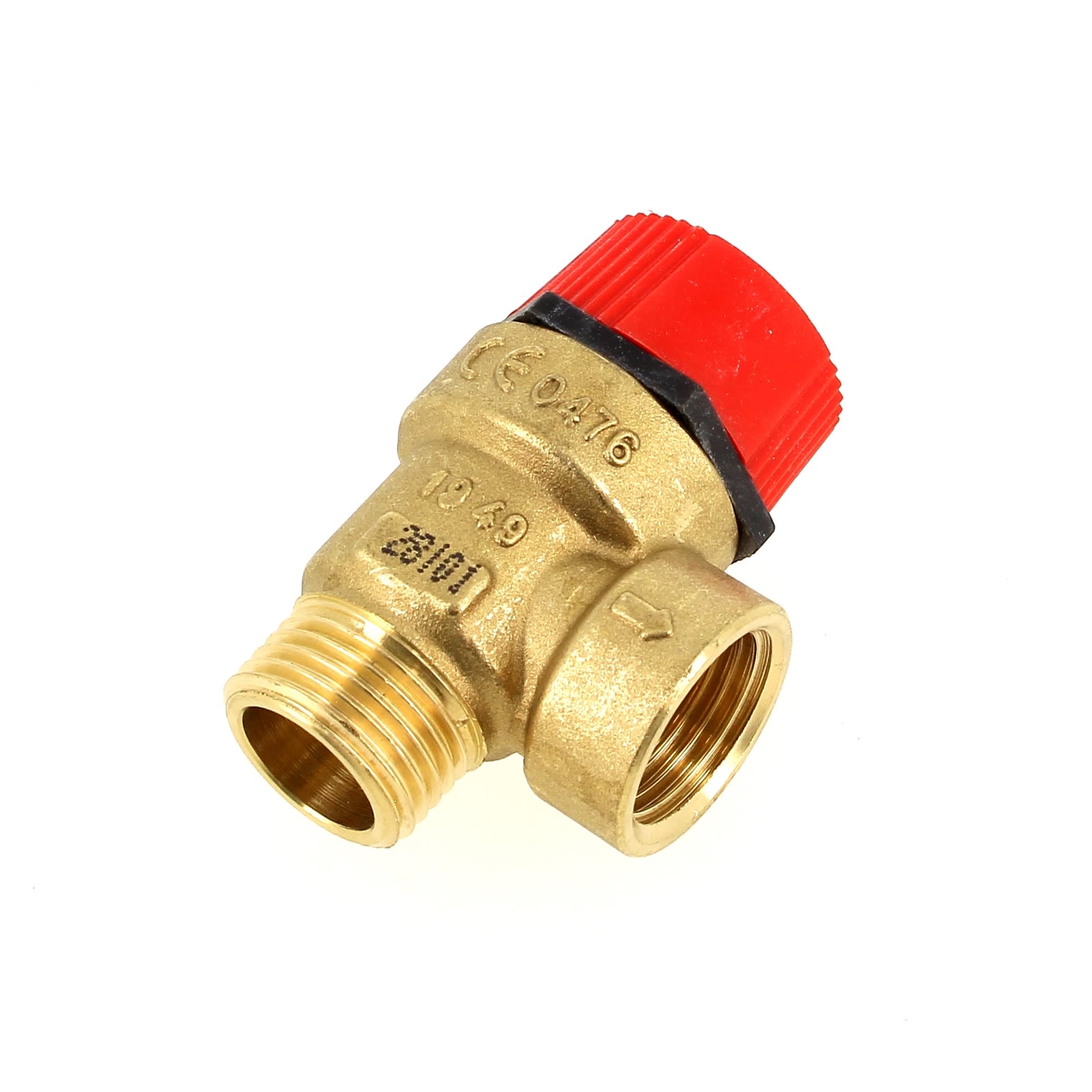 Soupape De Sécurité ARISTON 1/2" MF 8.5 BAR à Levier - Référence 571730 - Pour Chaudières - Neuf