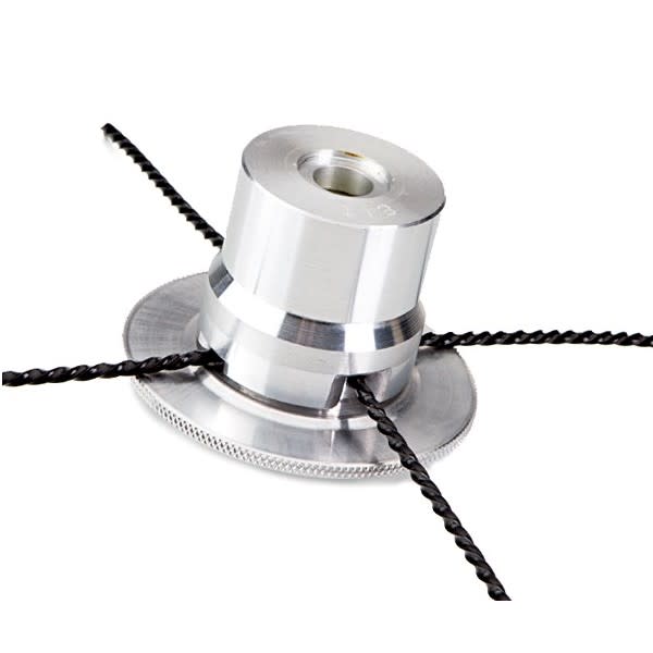 Tête De Débroussailleuse Universelle SWAWIS - Aluminium, Double Fil Nylon 2.4mm, Pour Tondeuse Et Jardinage