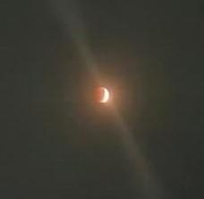 Red pimple in the sky...