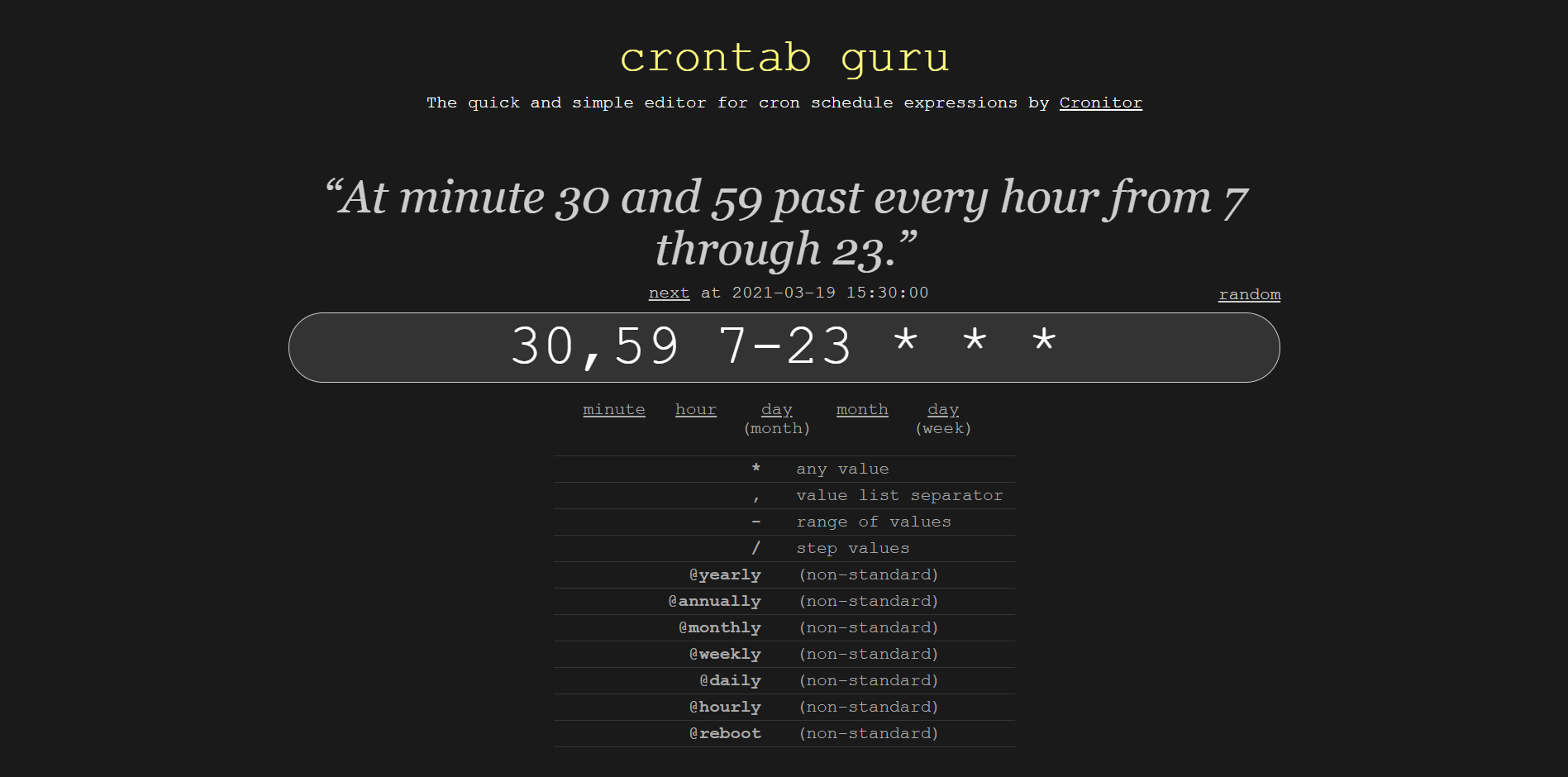 Crontab
