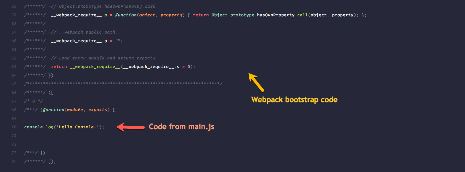 Webpack Config Screenshot