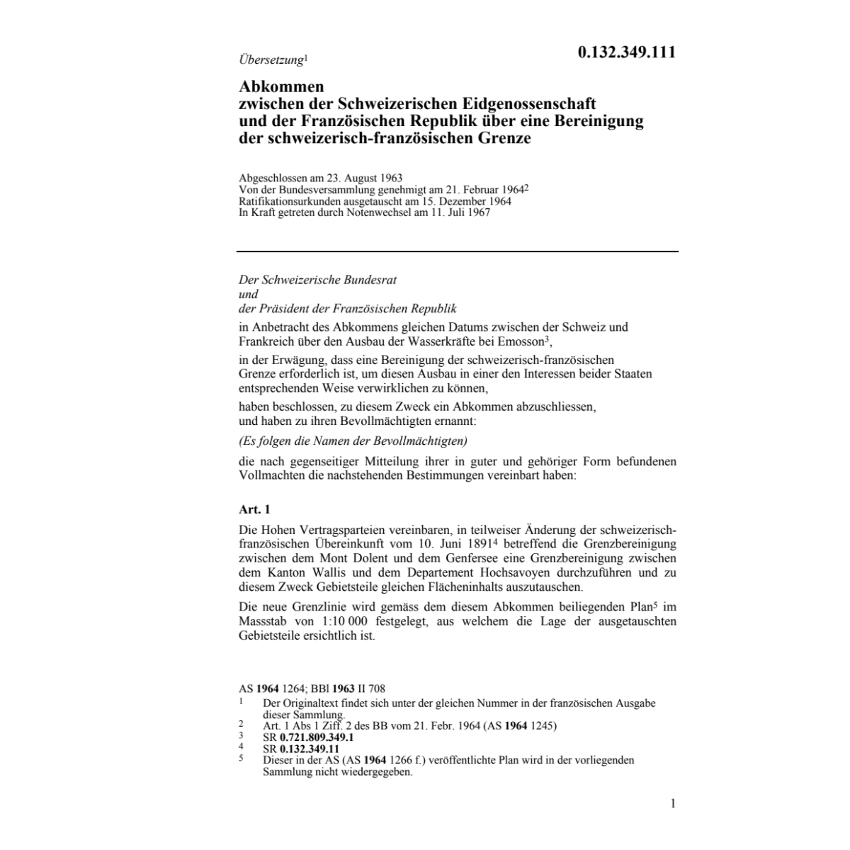 Abk. CH-F Bereinigung Grenze