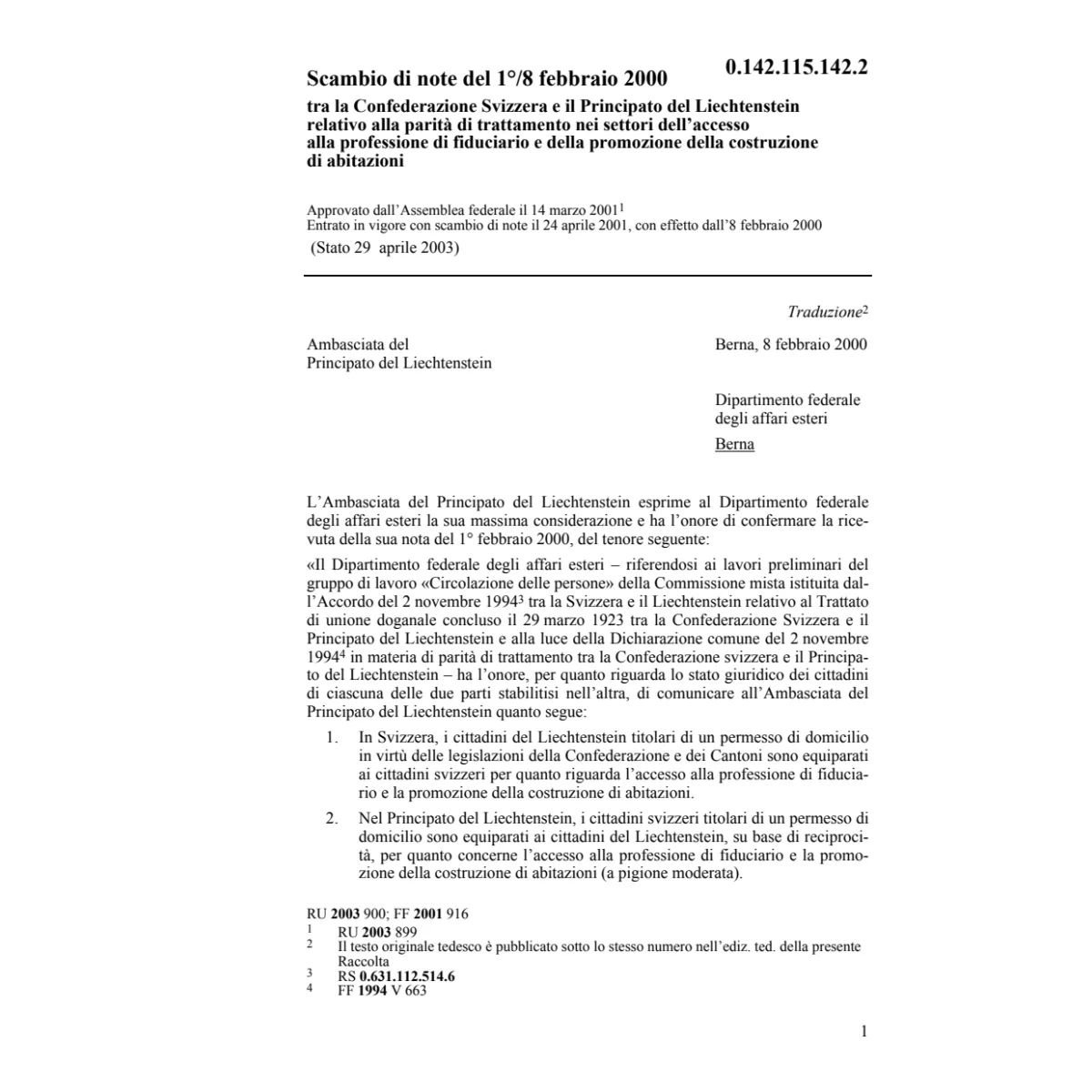 CH-FL professione fiduciario abitazioni