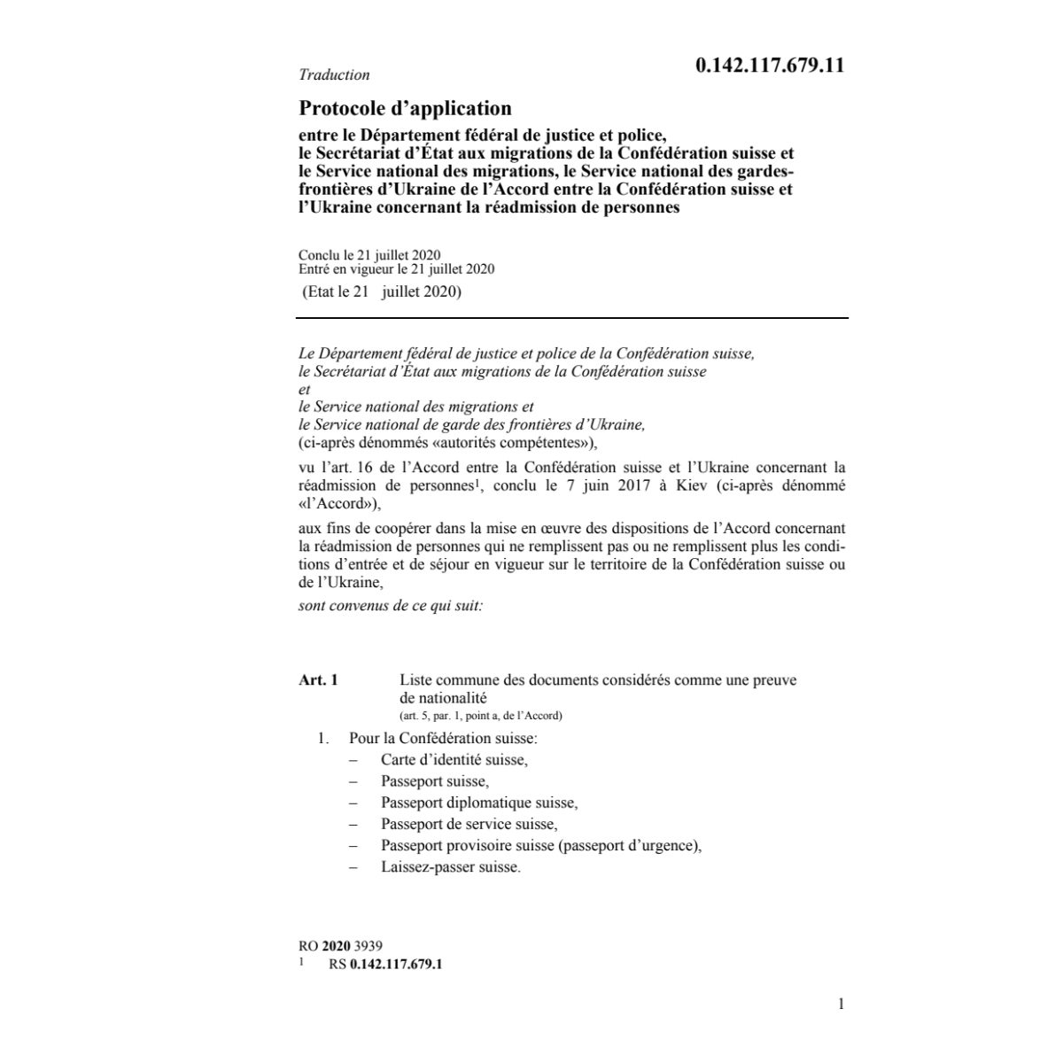 Prot. Départ. féd. justice police