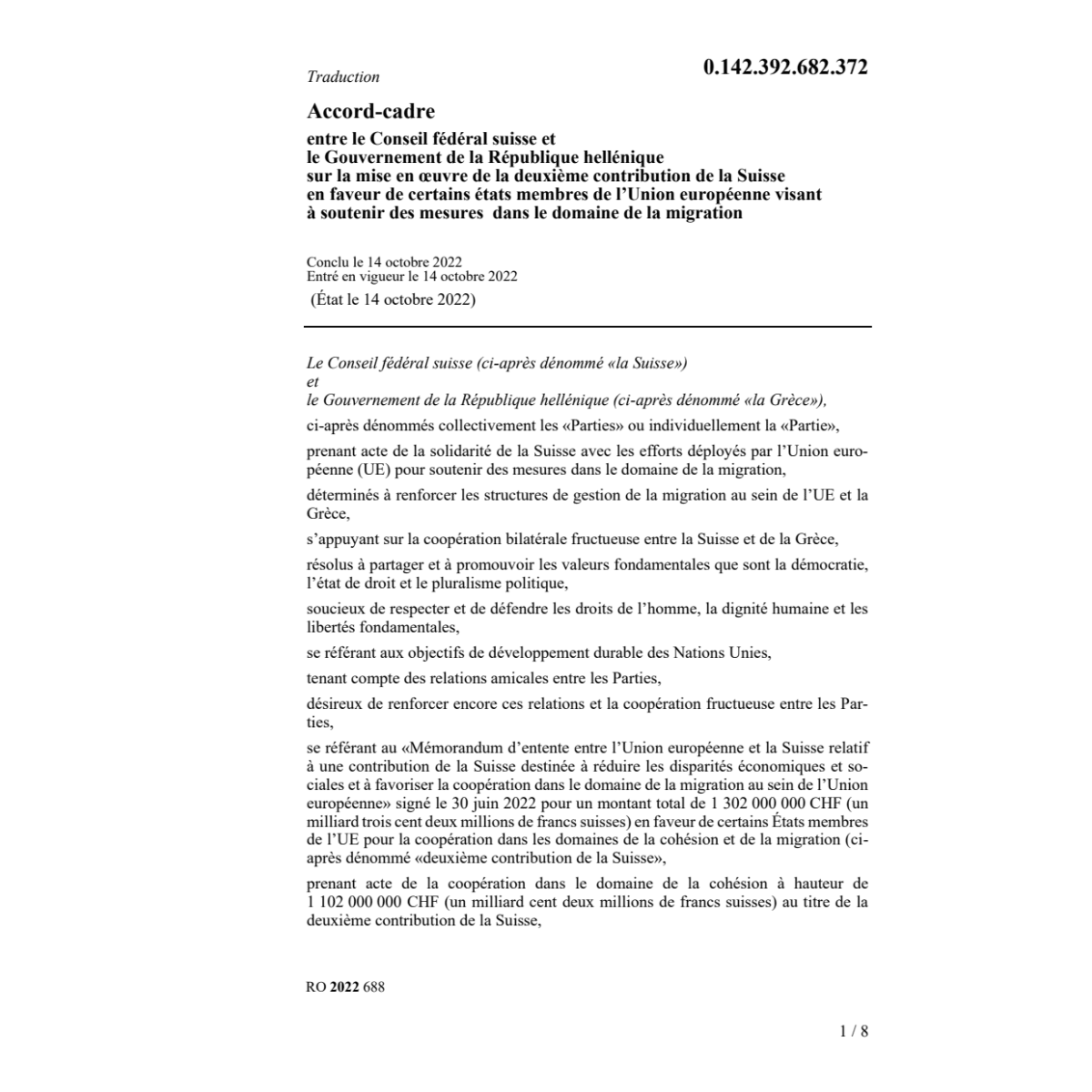 Accord-cadre 14.10.22 CF + Rép. hellén.