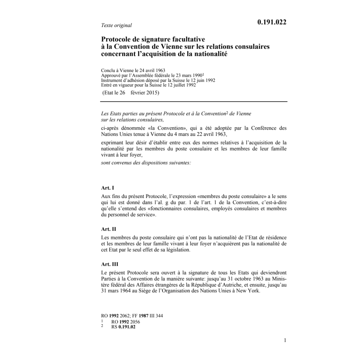 prot.sign.facul.conven.Vienne l'acquisit
