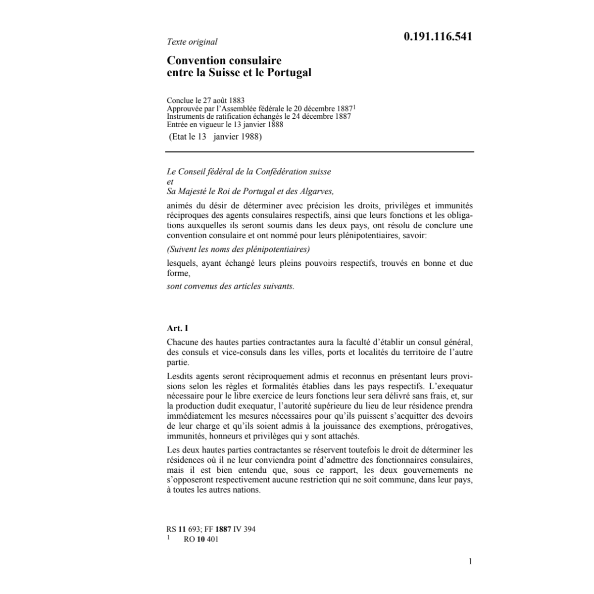Conv. consulaire Suisse-Portugal