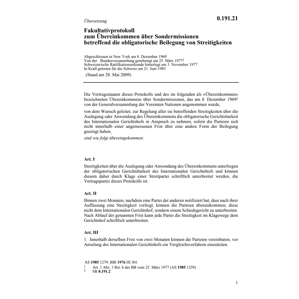 Fak.prot.Übereink.Sondermiss.betr.obliga