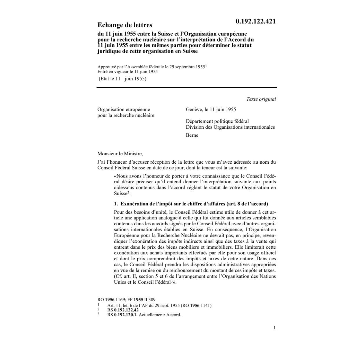 Echange lettres recherche nucléaire