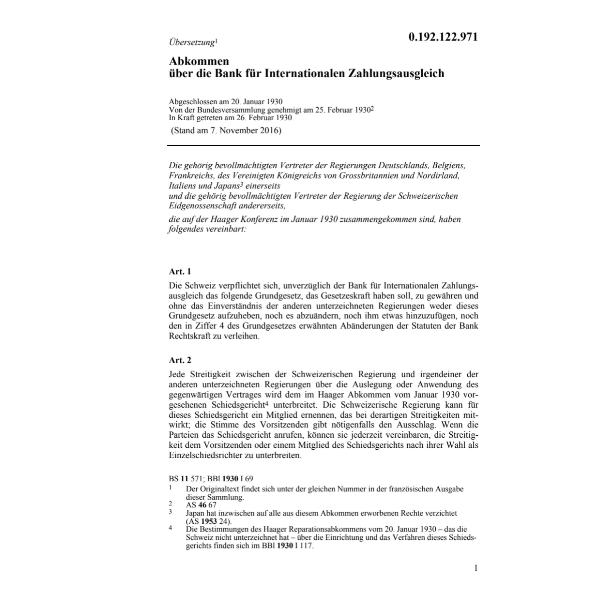 Abk.Bank für Int. Zahlungsausgleich