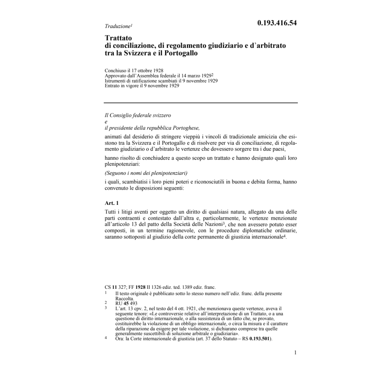 Tr. conciliazione, arbitrato Portogallo