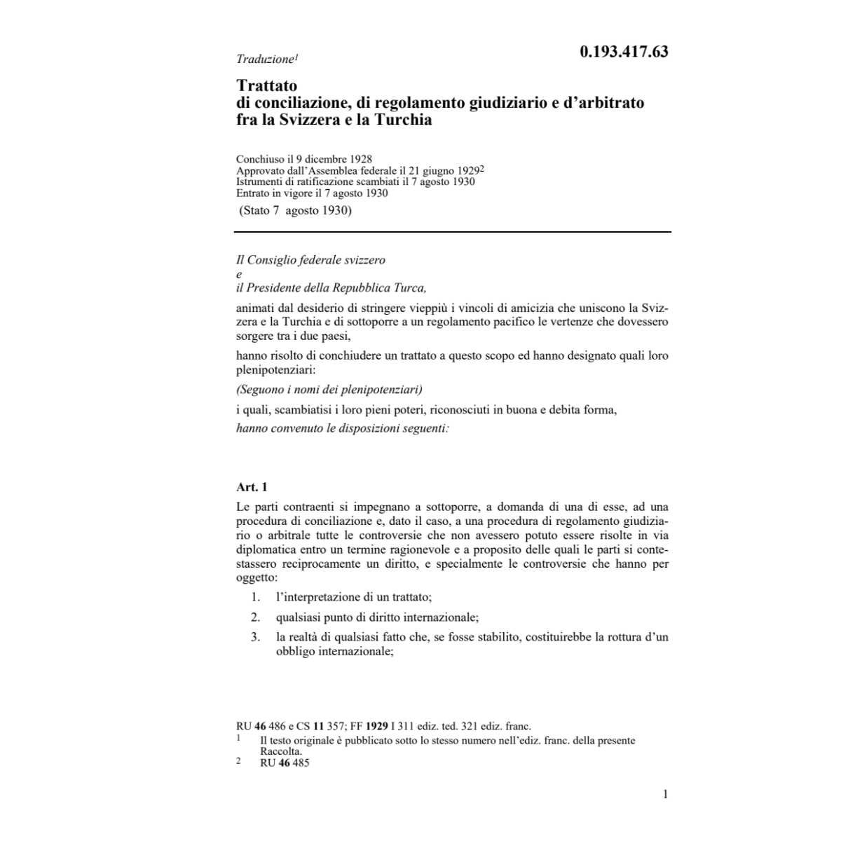 Tr. conciliazione, arbitrato Turchia