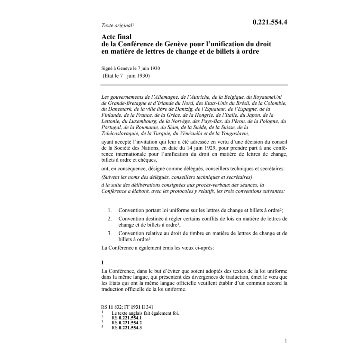 Acte fin lettre de change