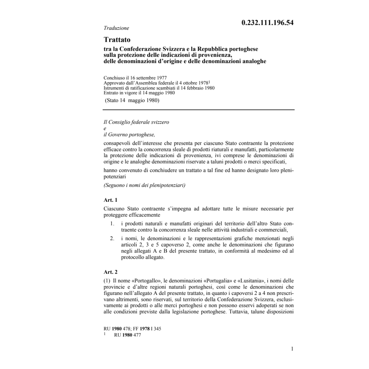 Tr. P prot. indicazioni di provenineza
