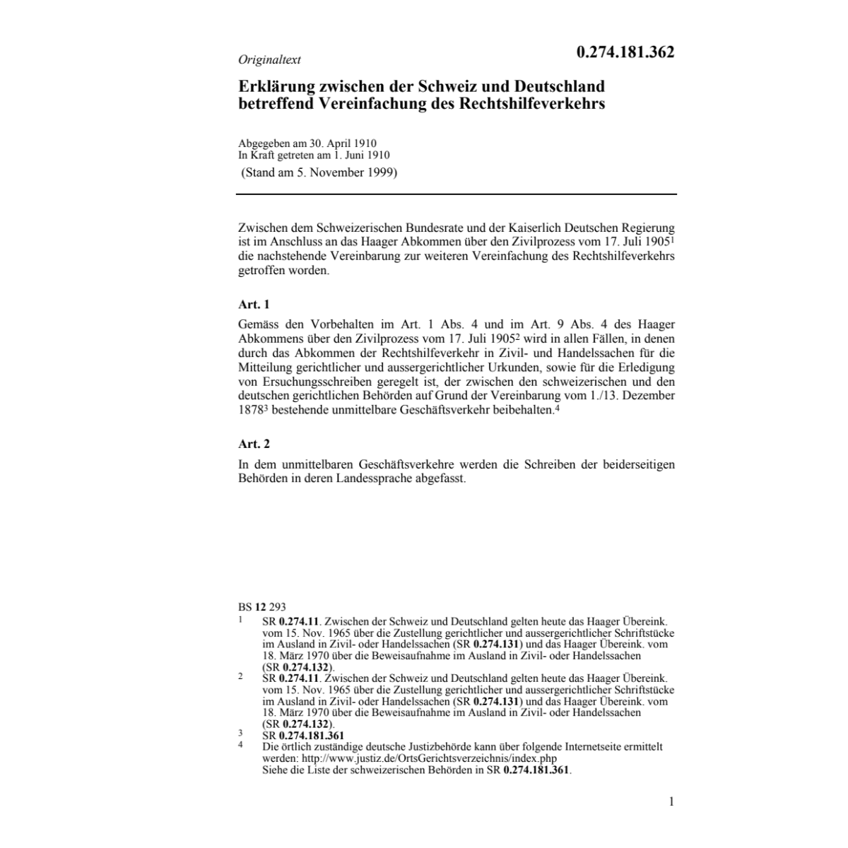 Erkl. Rechtshilfeverkehr Deutschland