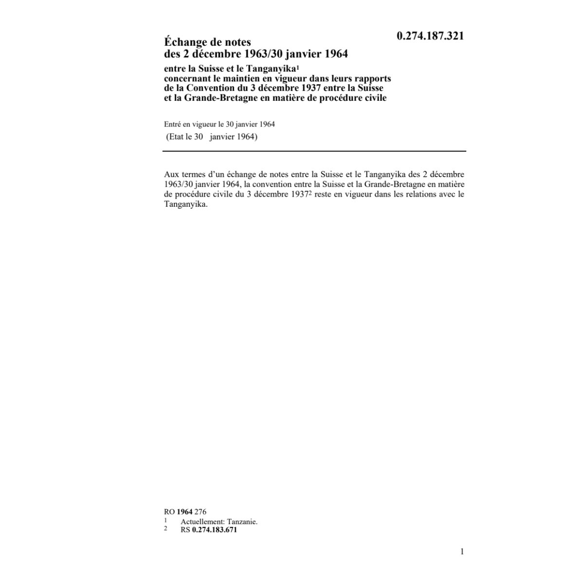 Notes procédure civile Tanganyika