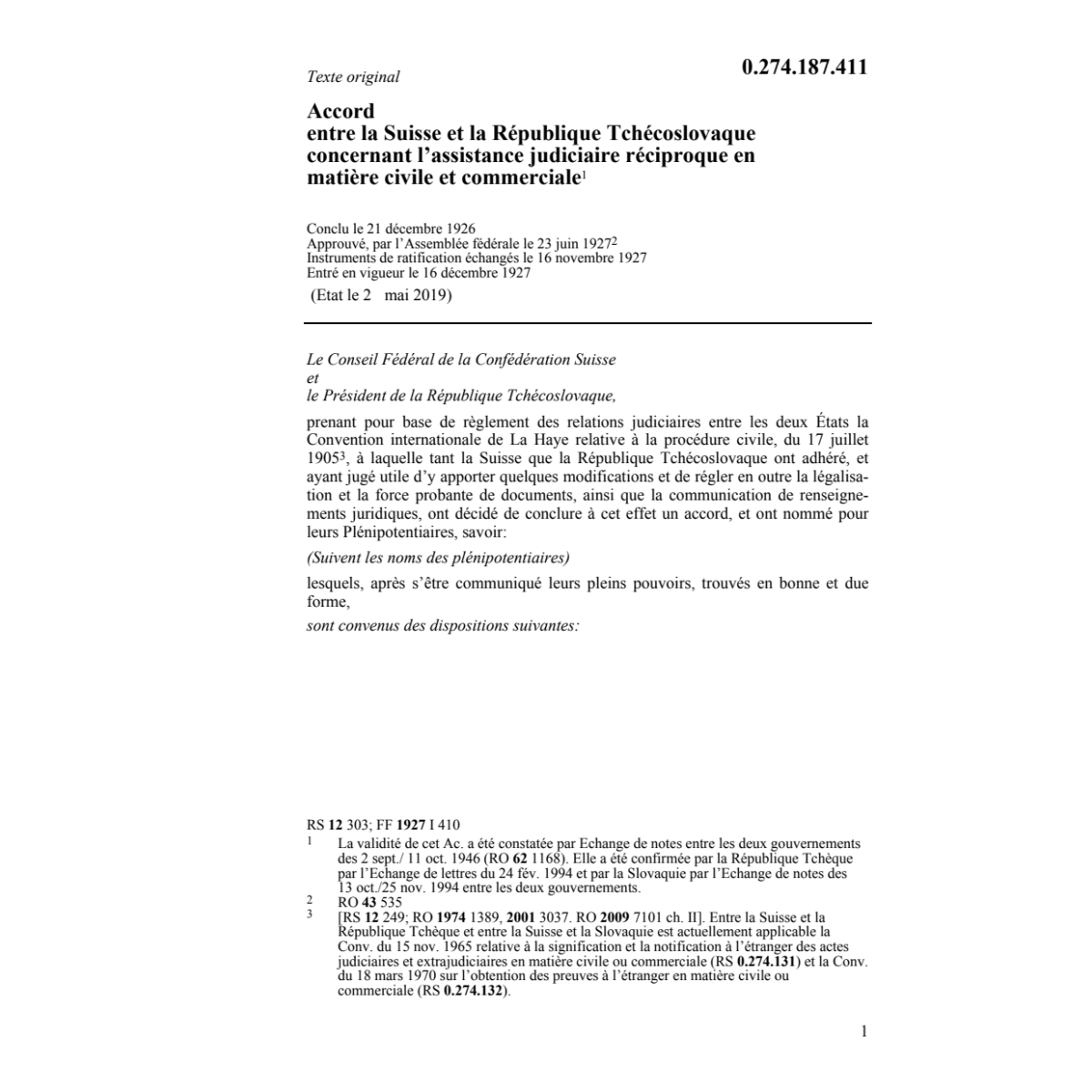 Ac. assistance judiciaire Rép. Tchéc.