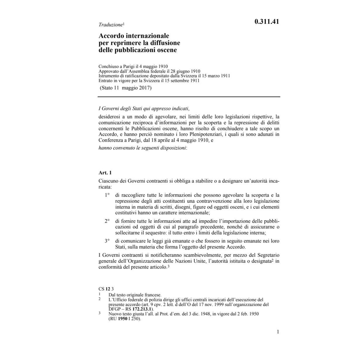 Ac. reprimere delle publicazioni oscene