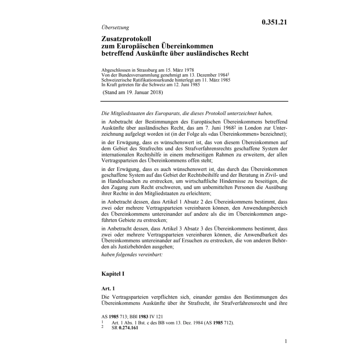 Auskünfte über ausländisches Recht
