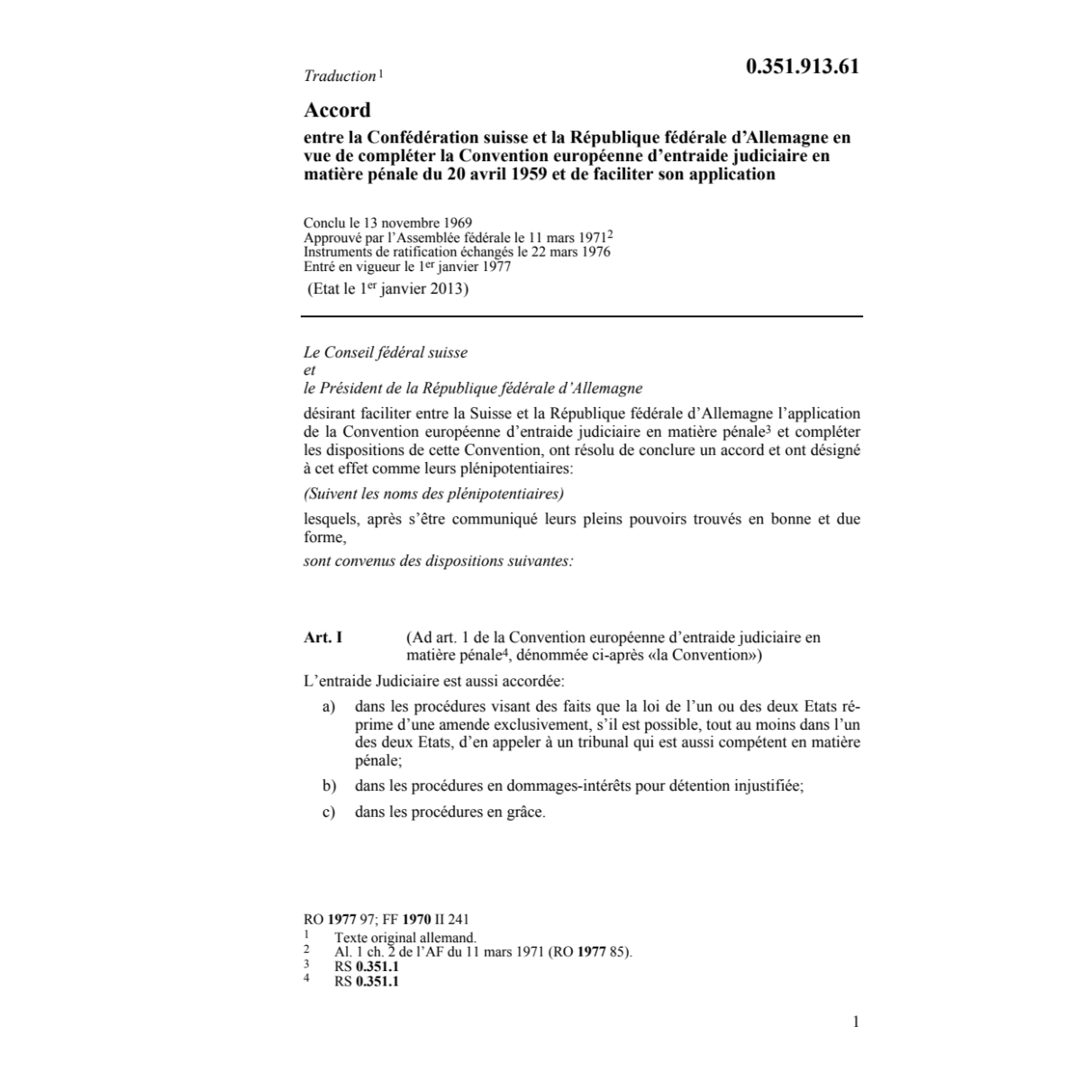 Ac. Allemagne entraide judiciaire pénale