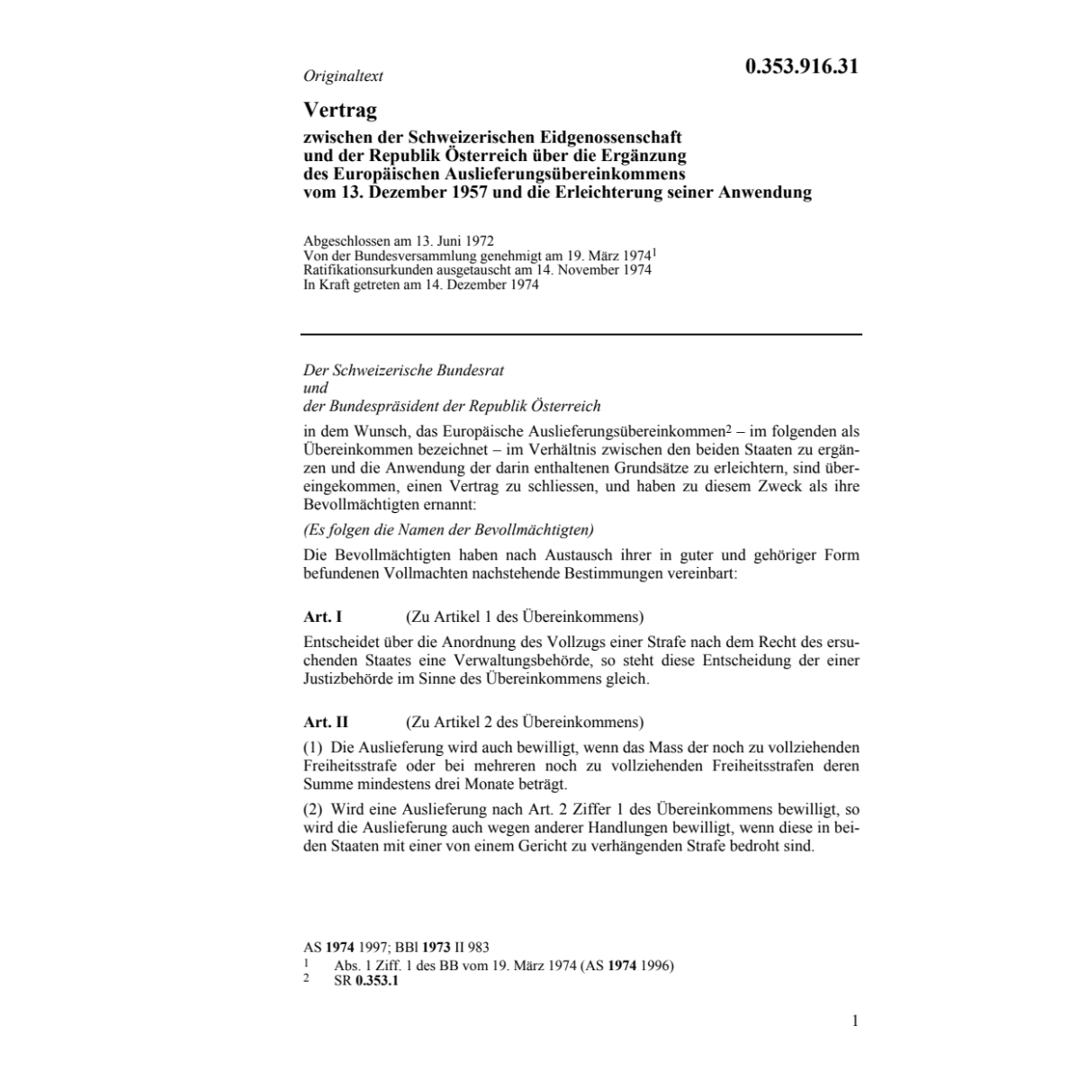 Ver. Österreich Europ. Auslieferungsübe.