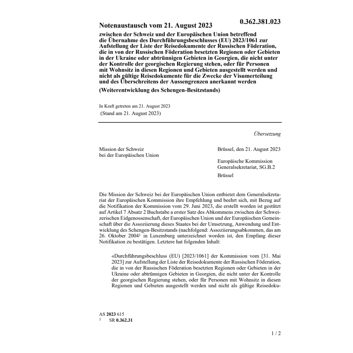 Notenaustausch 21.08.23 Schweiz Europ.