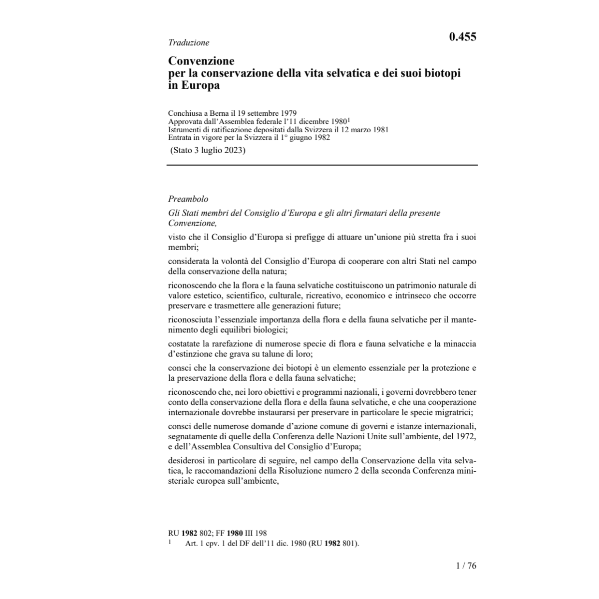 Conservazione della vita selvatica