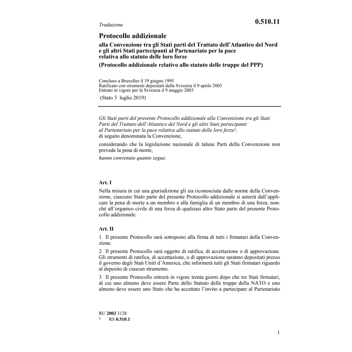 Protocollo addizionale relativo PPP