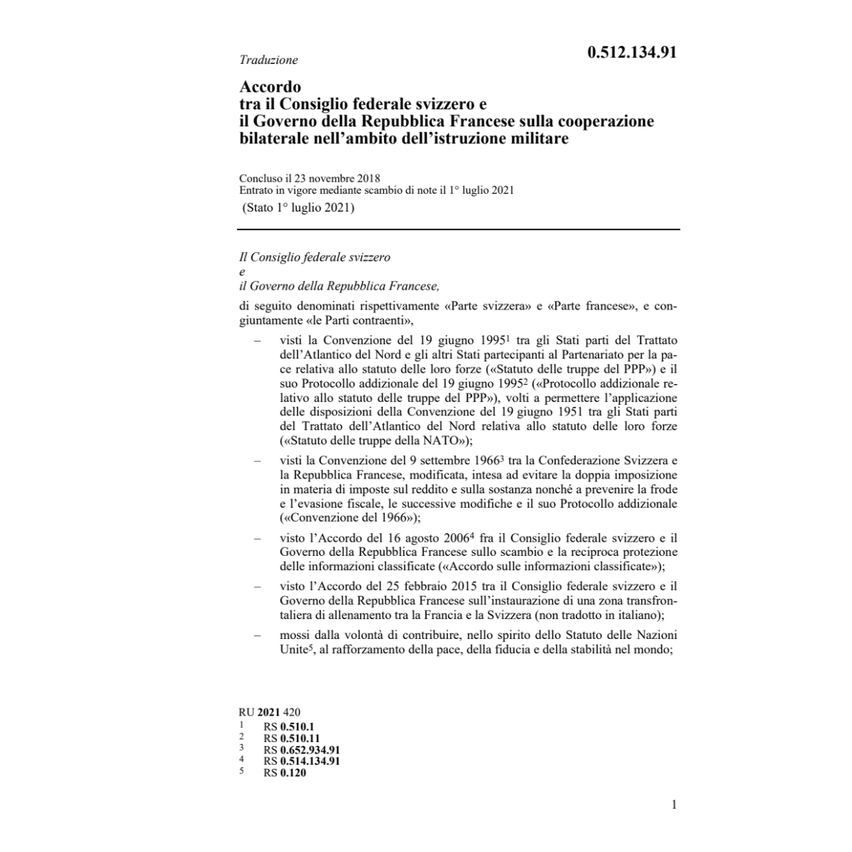 Acc.CH-F isturzione allenamento forze