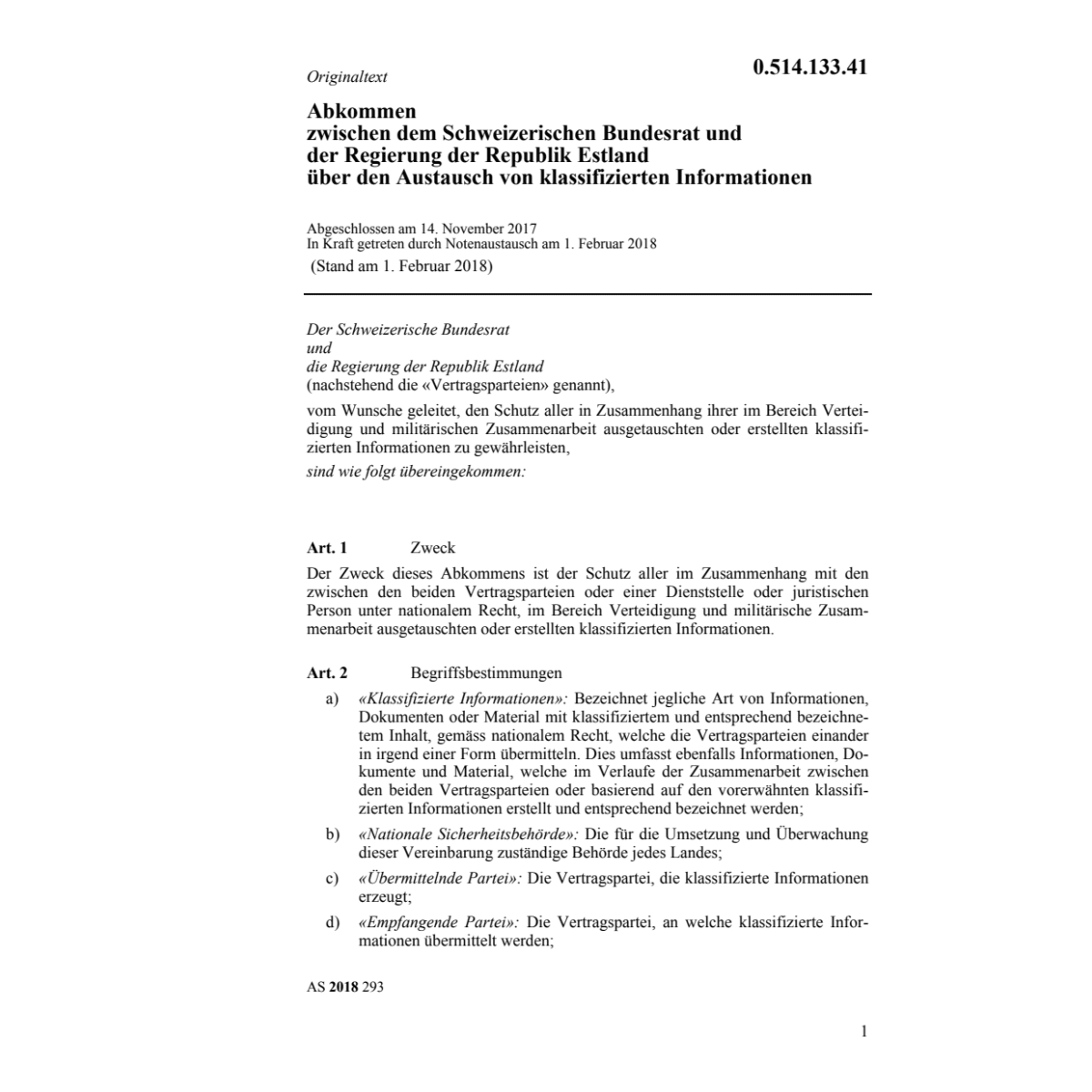 Abk. 14.11.17 Schw. BR Reg Rep. Estland