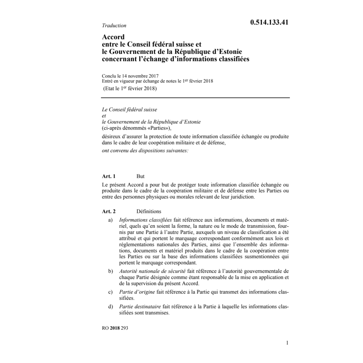 Acc. 14.11.17 CFS Gouv. Républiq Estonie