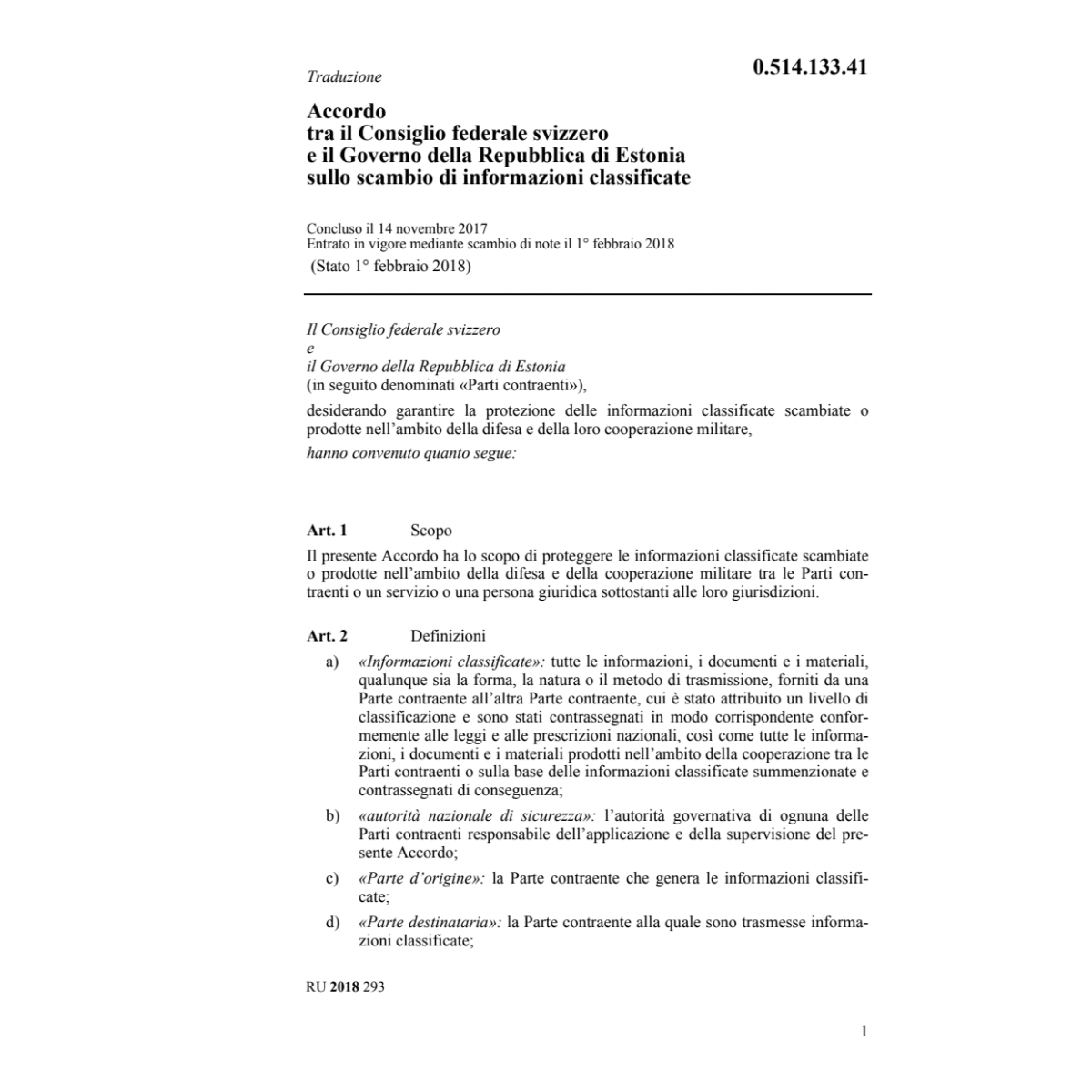 Acc. 14.11.17 CFS Gover. Repubbl Estonia