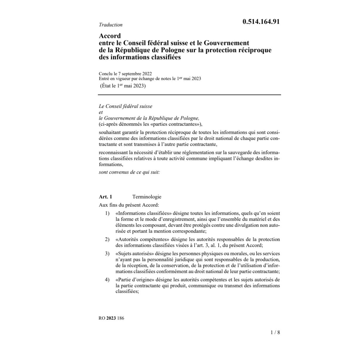 Ac. 07.09.2022 Cfs et République Pologne
