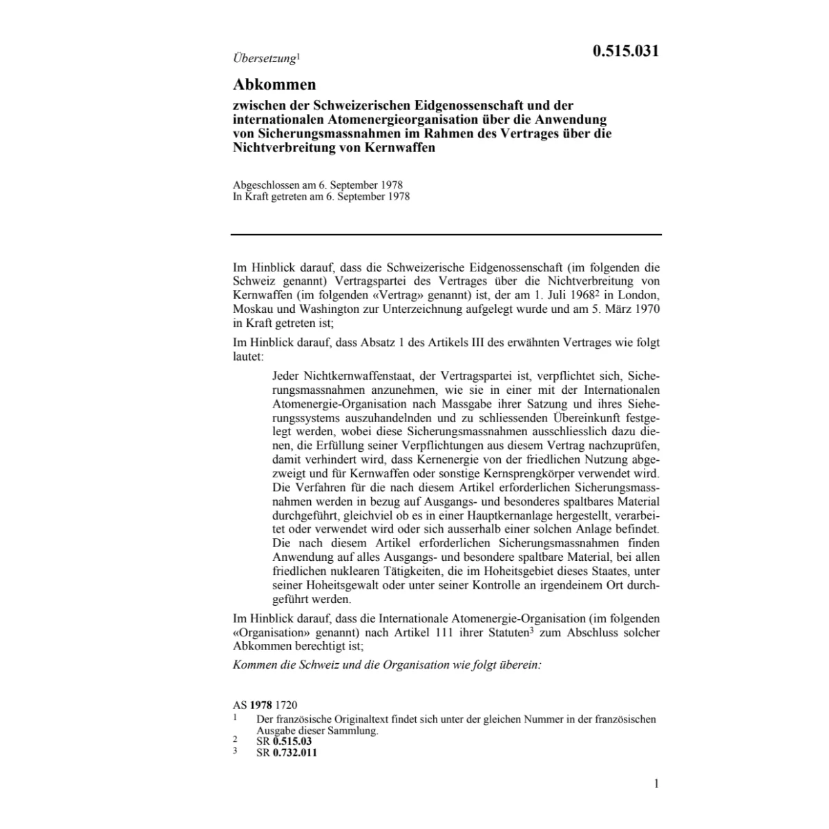 Abk. internat. Atomenergieorganisation