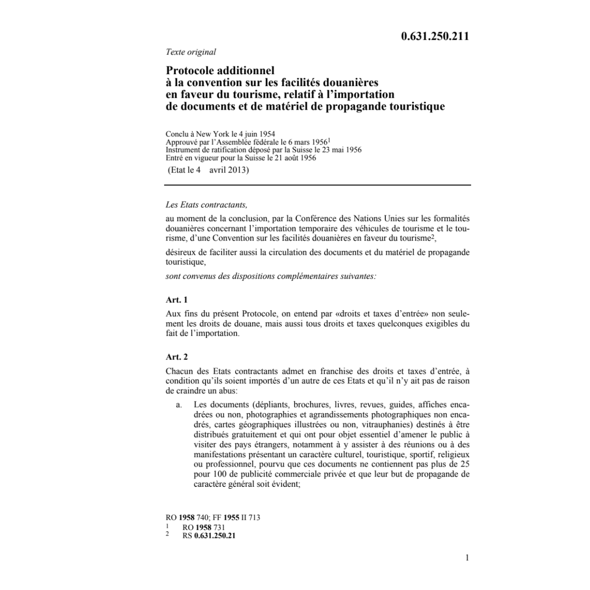 Prot add matériel propagande touristique