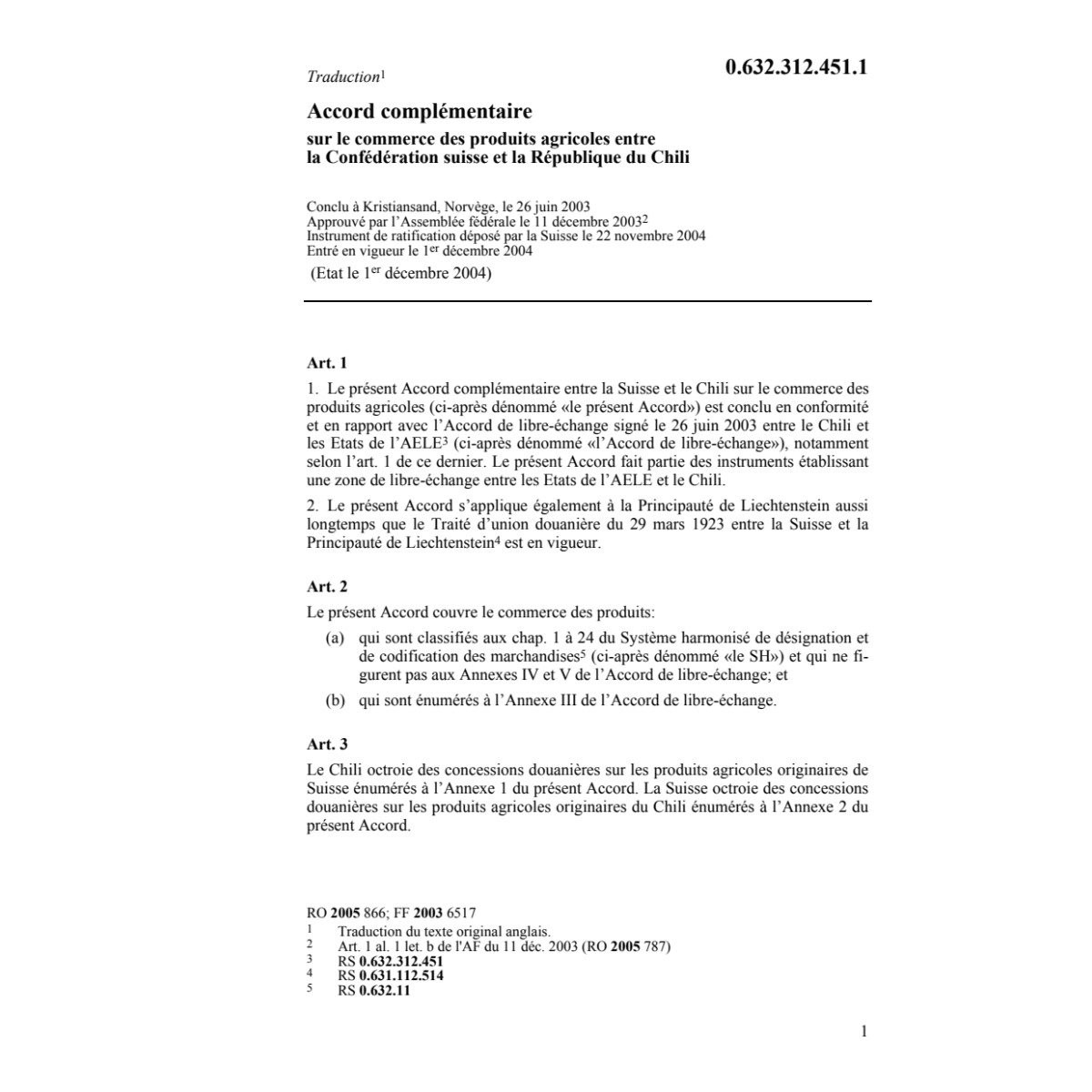 Acc compl CH-Chili produits agricoles