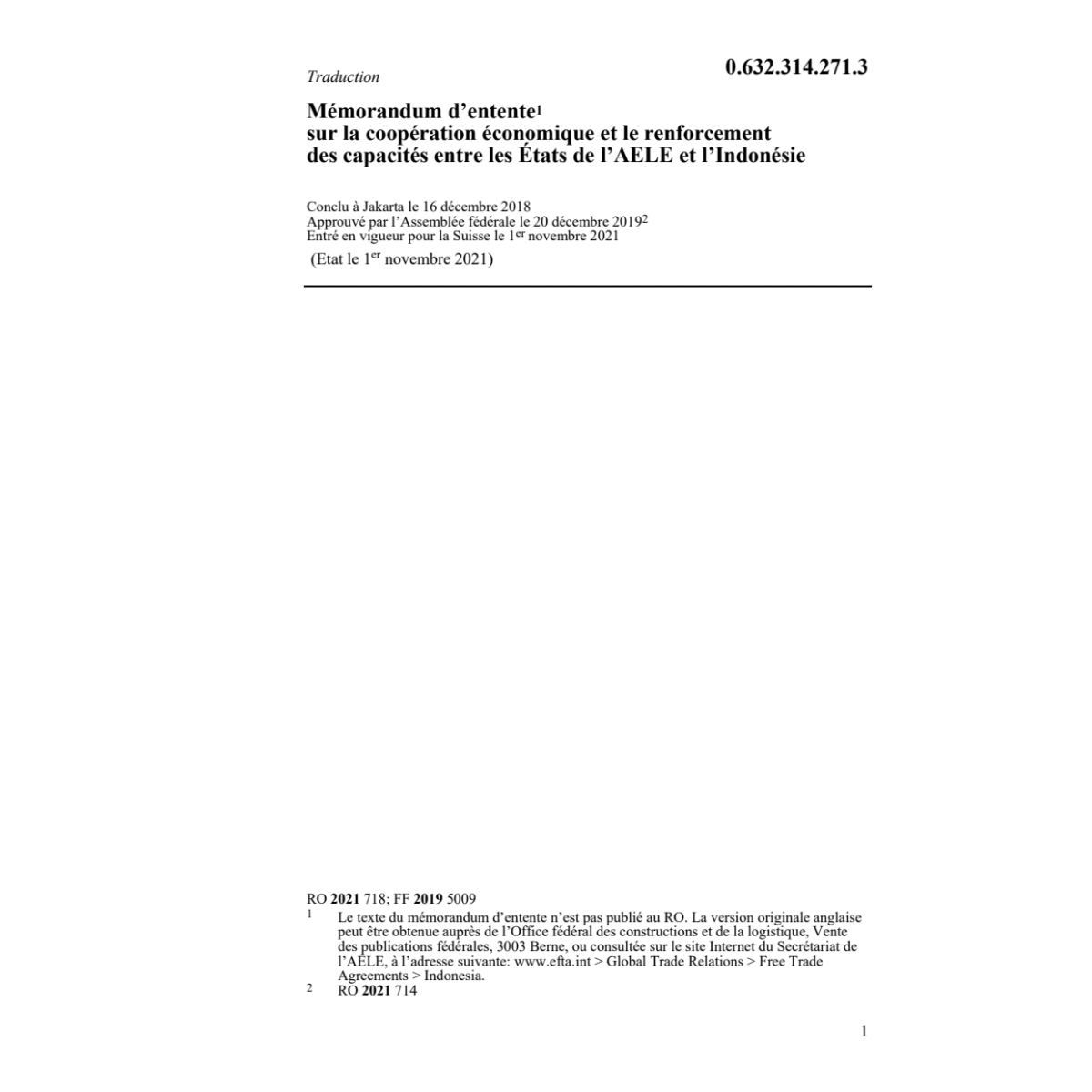 Memorandum de entente 16.12.2018