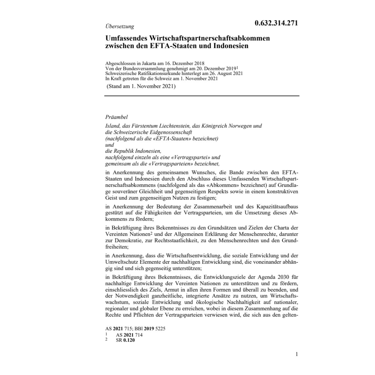 Wirtschaftspartnerschaftsabk. 16.12.2018
