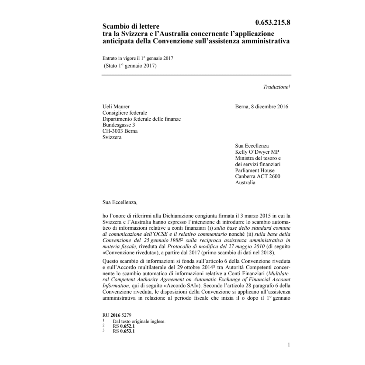 Scamb. let. CH-AUS assistenz. amministr.