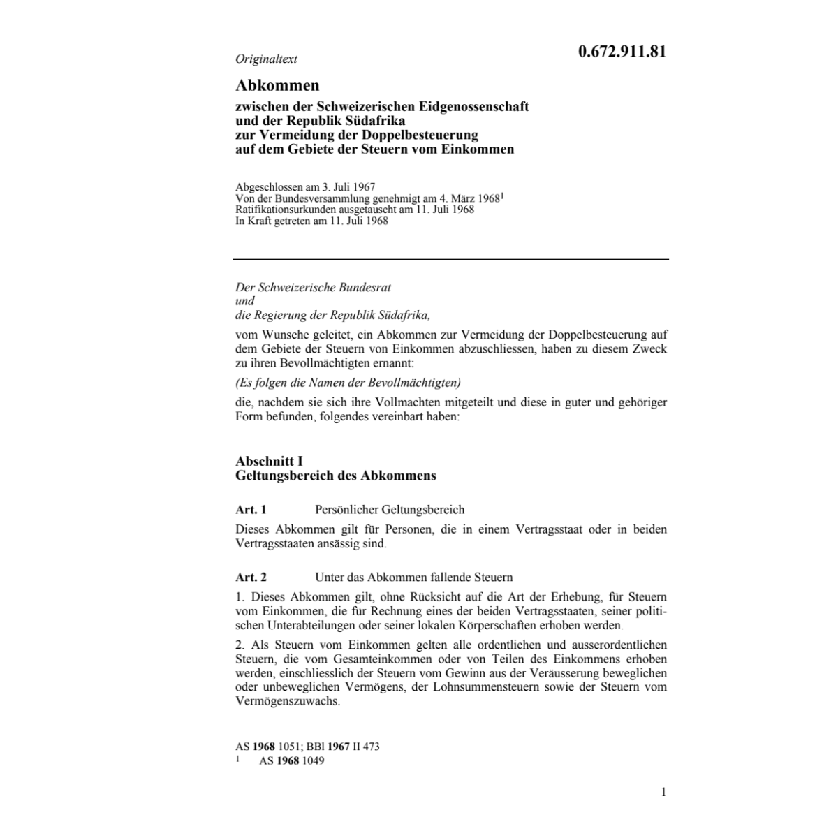 DBA Schweiz - Südafrika
