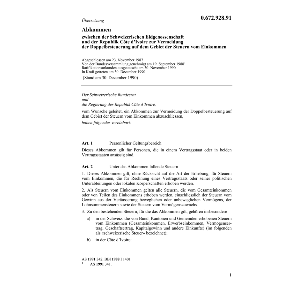DBA Schweiz - Côte d'Ivoire