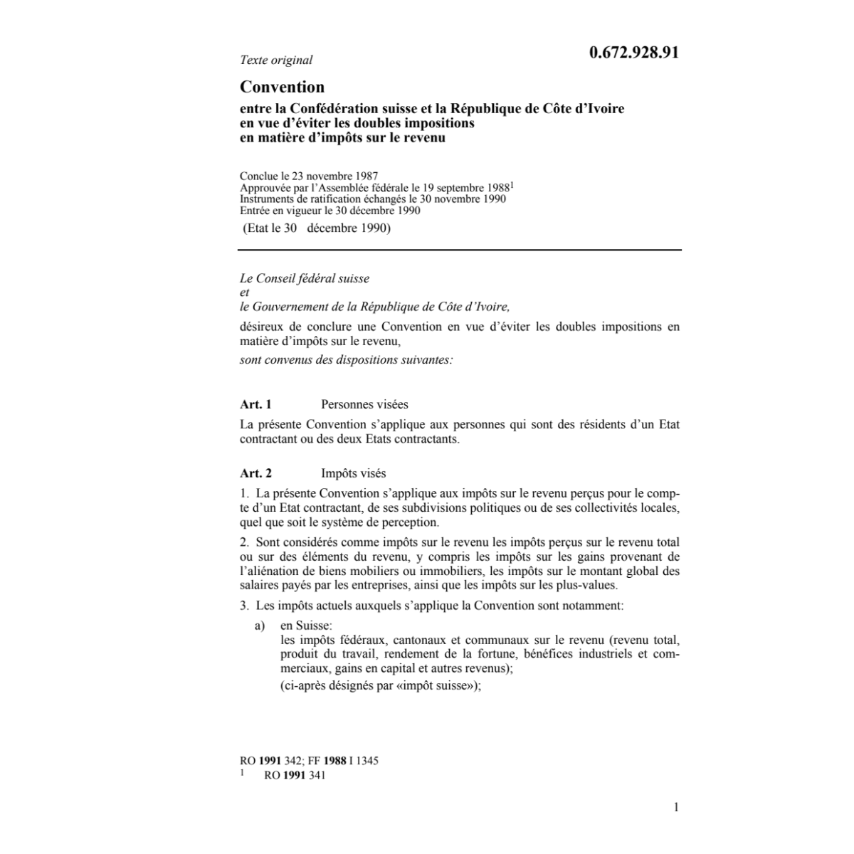 DI Suisse - Côte d'Ivoire