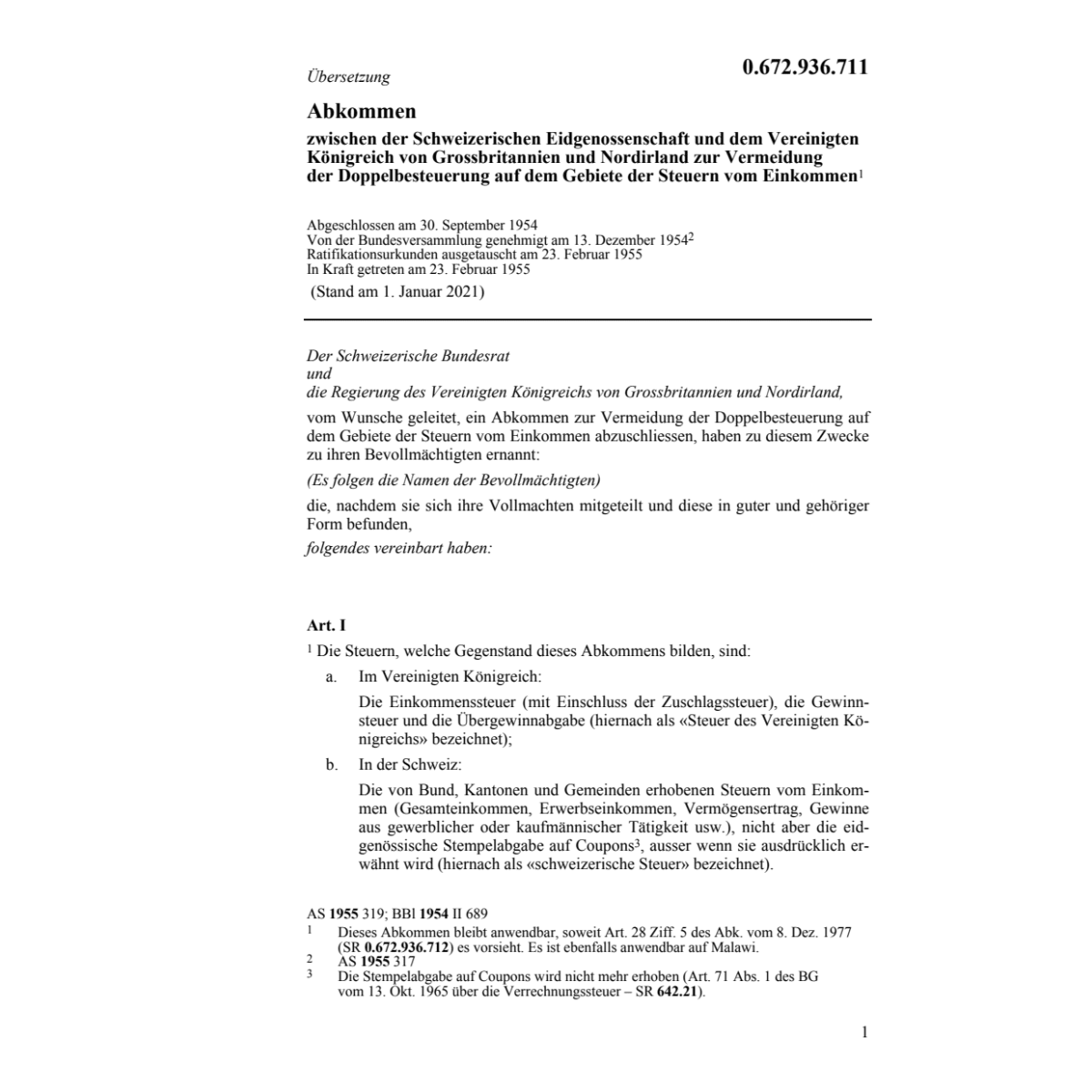 DBA Schweiz - Grossbritannien