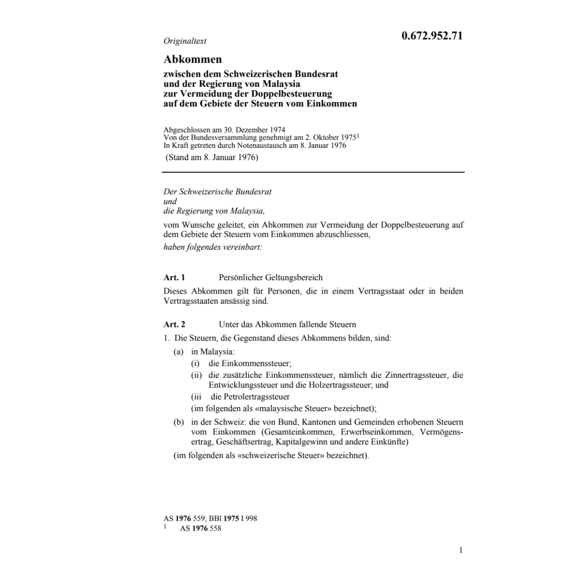 DBA Schweiz - Malaysia