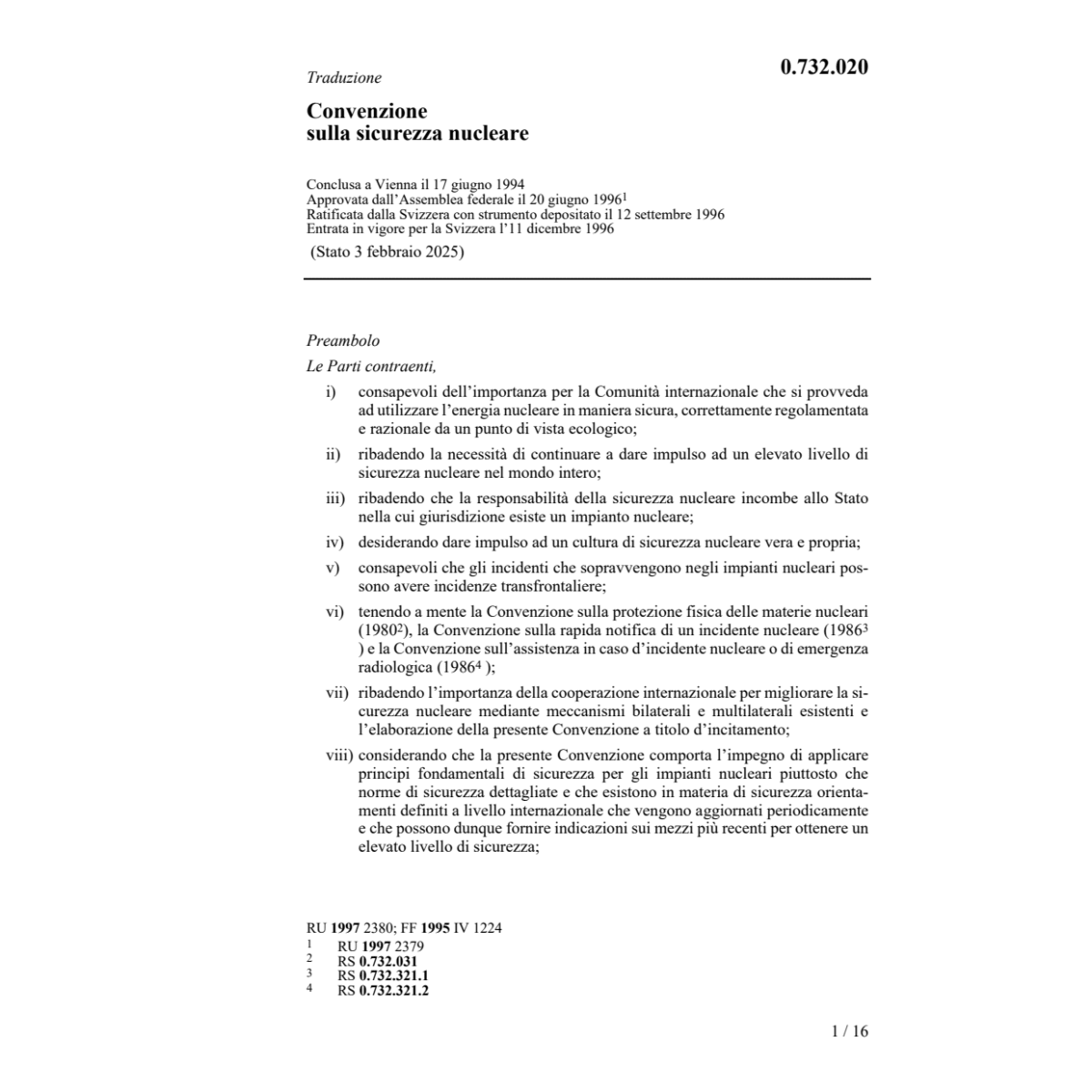 Convenzione sulla sicurezza nucleare